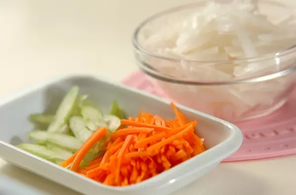 意外と簡単！本格バインミー（ベトナムサンドイッチ） by 近藤瞳さんの下準備1