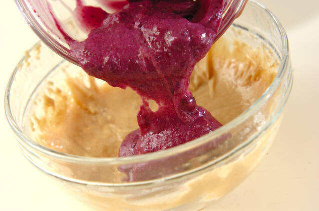 ブルーベリーのマーブルパウンドケーキ（卵・乳製品不使用）の作り方の手順8