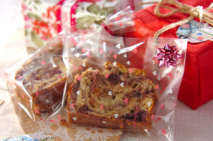 ブルーベリーのマーブルパウンドケーキ（卵・乳製品不使用）