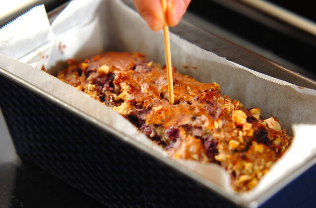 ブルーベリーのマーブルパウンドケーキ（卵・乳製品不使用）の作り方の手順9