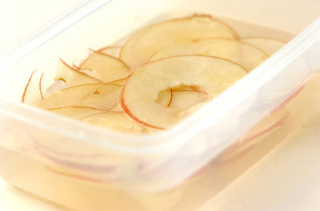 リンゴチップスの作り方の手順3