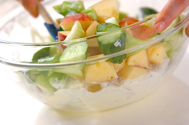 リンゴヨーグルトサラダの作り方の手順7