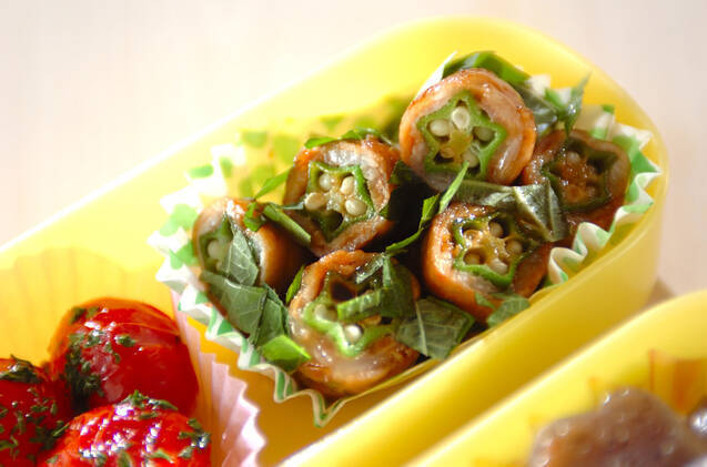 オクラの肉巻き