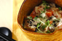 サーモンの山かけ