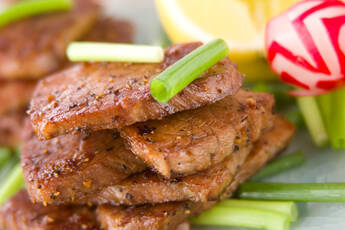 ゆで豚でピリ辛焼き