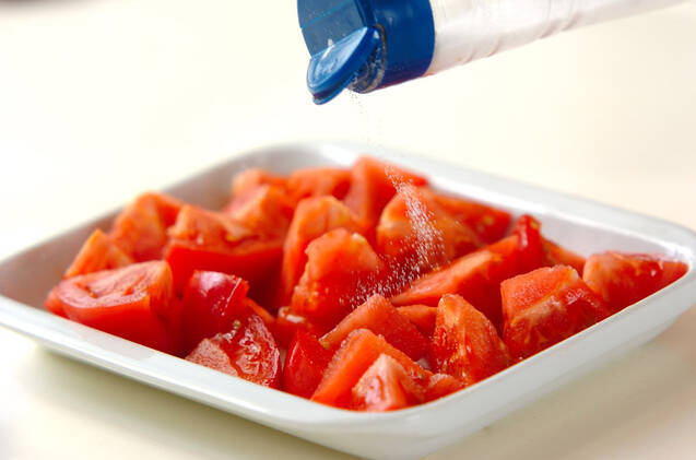 甘酢トマトの作り方の手順1