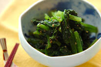 青菜の合わせゴマ和え