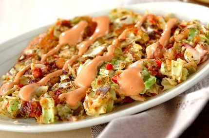 タコキャベツ焼き