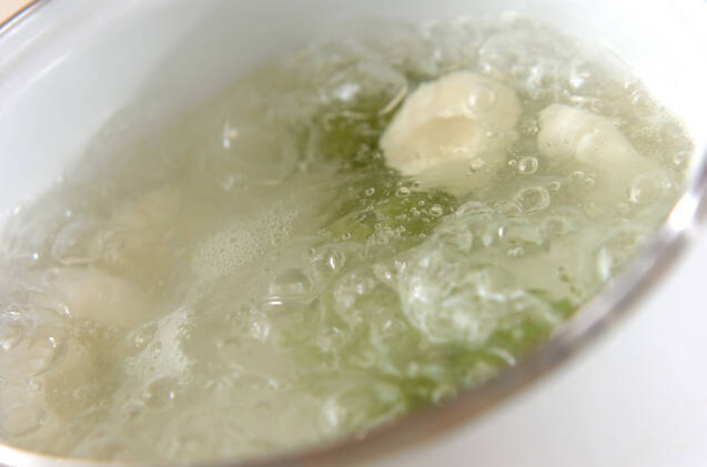 白玉冷ぜんざいの作り方の手順2