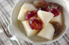 梨とブドウのデザートの作り方の手順