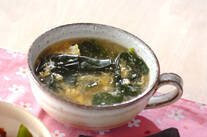 ホウレン草のかきたま汁