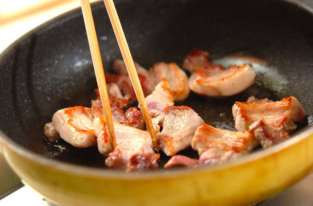 豚肉の甘辛丼の作り方の手順6