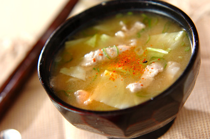 キャベツのみそ汁