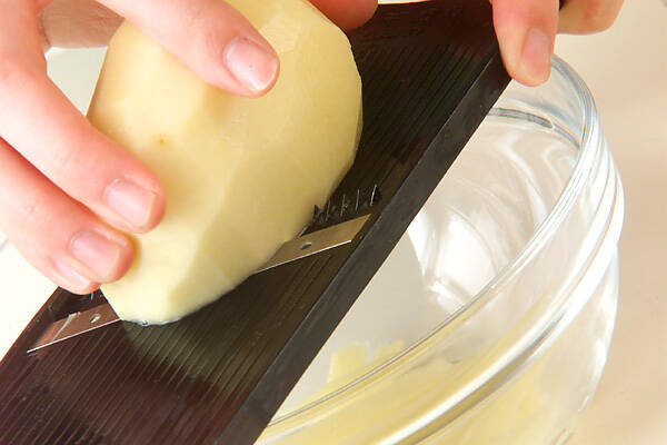 ポテトのザーサイ和えの作り方の手順1