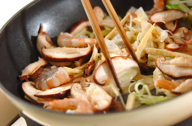 エビと卵の炒め物の作り方の手順6