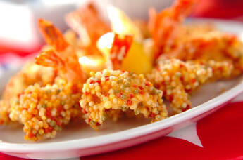 エビのあられフライ