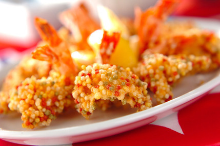 エビのあられフライ