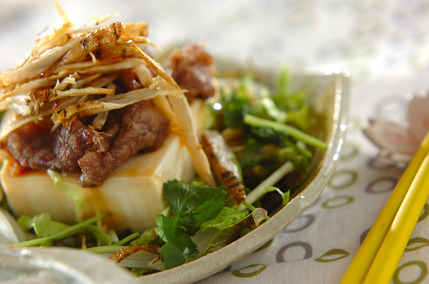 新ゴボウの揚げサラダ