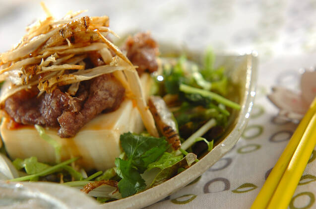 新ゴボウの揚げサラダ