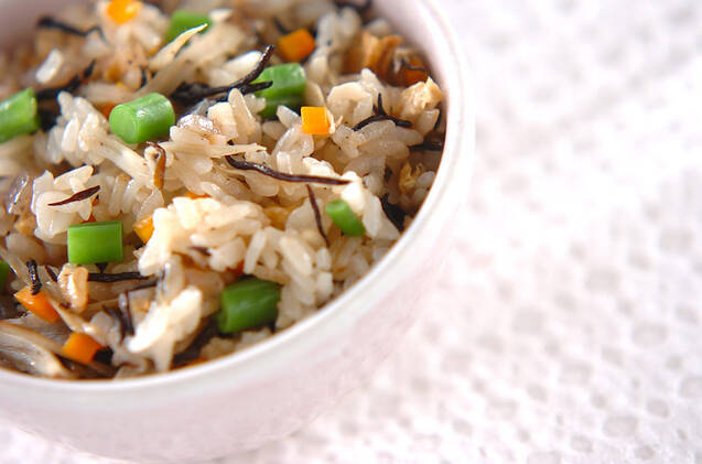 芽ヒジキの炊き込みご飯