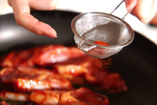 ラム唐辛子ソテーの作り方の手順2