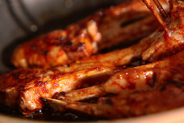 ラム唐辛子ソテーの作り方の手順3