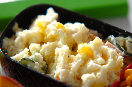 たくあん入りポテトサラダ