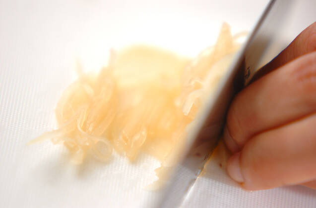 ワカメ入り卵焼きの作り方の手順2