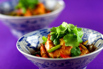 海老のカレー炒め