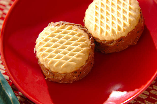 アイスのビスケットサンド