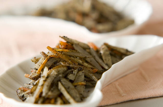 ゴボウのＳＰ炒め