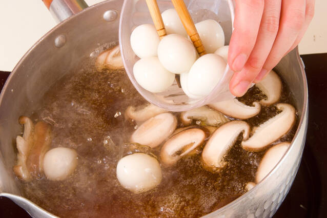 うずら卵のスープの作り方の手順5