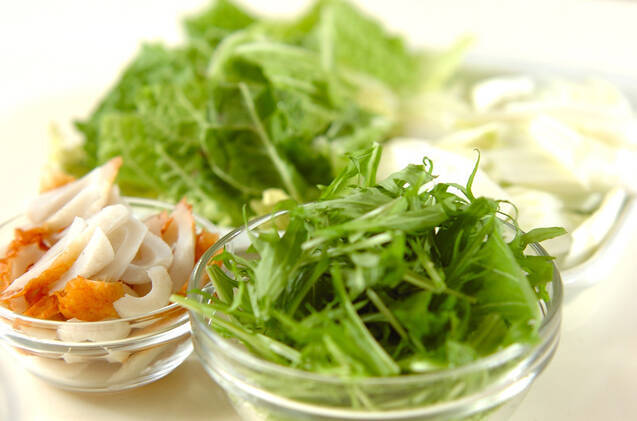 ちくわと白菜の煮物の作り方の手順1