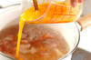 あと一品に！シャキシャキレタスとふんわり卵のスープの作り方の手順5