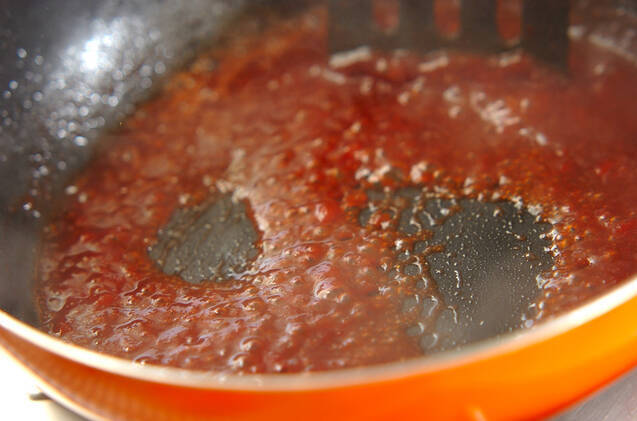 半熟卵入りハンバーグの作り方の手順7