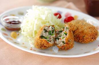 豆腐のメンチカツ
