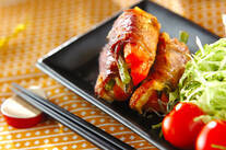 豚肉のロール焼き