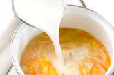 ジャガのミルクスープの作り方3