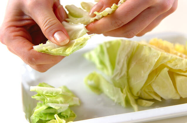 春野菜のすき煮丼の作り方の手順1