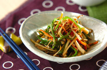 ピーマンのジャコ炒め