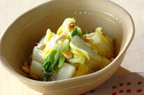 白菜のチリメン酢和え