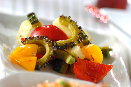 ゴーヤのカラフル炒め