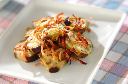 ナスのガーリック炒め