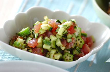 マグロのサラダ仕立て