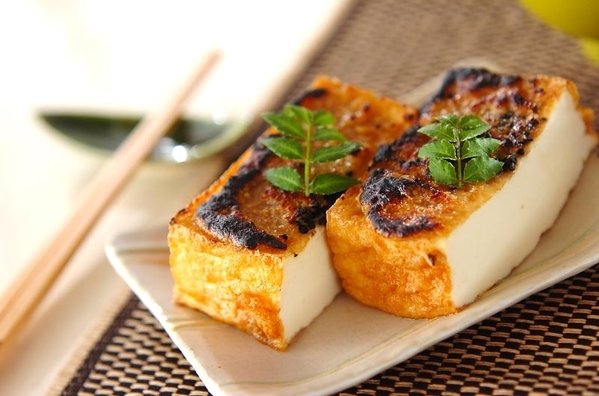 厚揚げのゴマみそ焼き