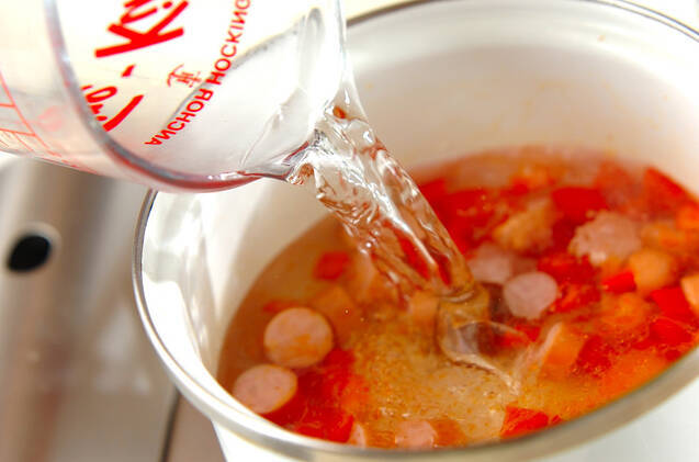 パプリカスープの作り方の手順4