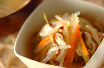 モヤシの甘酢和え