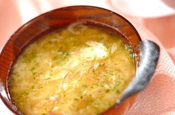 とろろとミョウガの冷やし汁