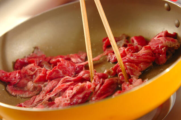 牛肉とピーマンのソース炒めの作り方の手順5