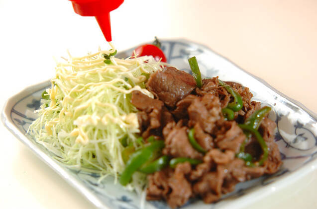 牛肉とピーマンのソース炒めの作り方の手順7